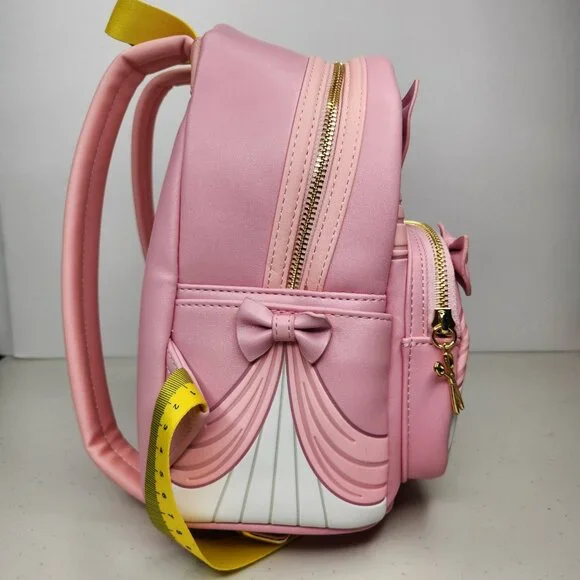 Loungefly Disney Cinderella 70th Anniversary Pink Dress Mini Backpack - Picture 2 of 14
